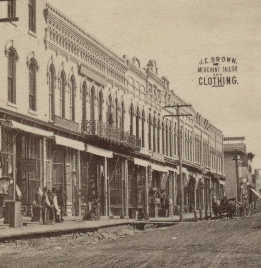 Detail of Ripon stereograph, 1886