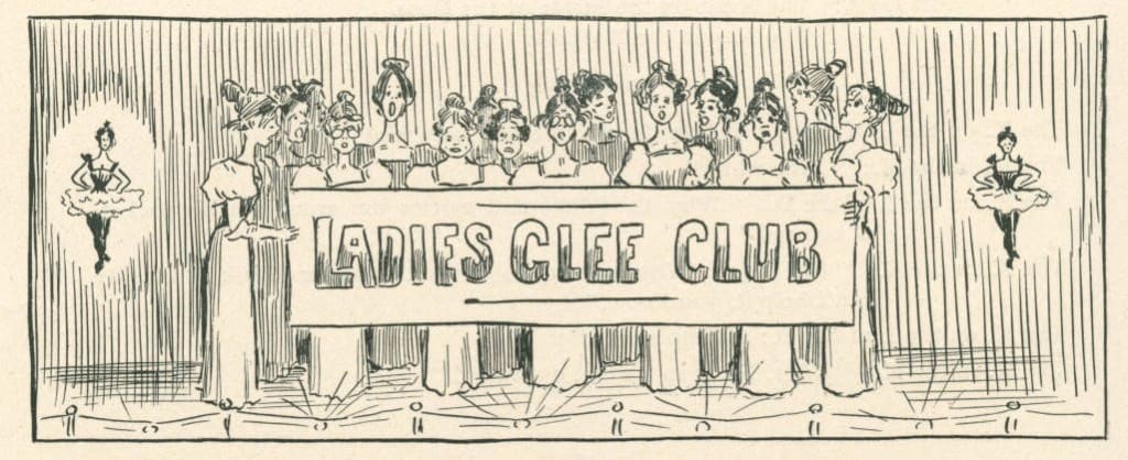 Ladies Glee Club, Jay Ding Darling, Beloit College Yearbook.