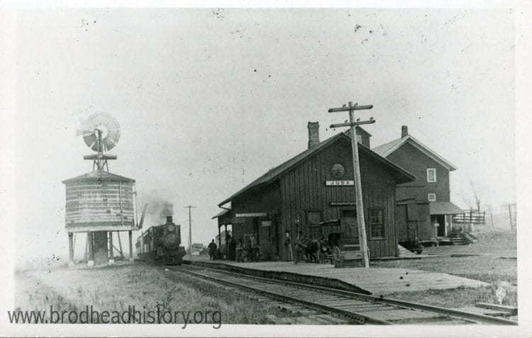 Juda railroad depot