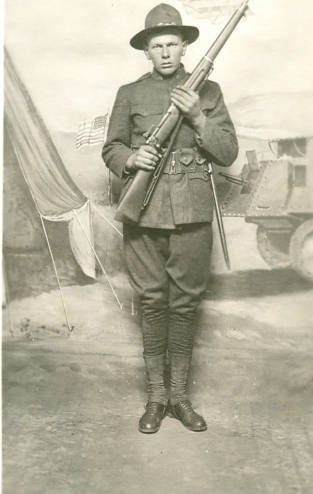 Portrait of Joseph Gussert, 1919. Brown County War History Committee Collection, Neville Public Museum of Brown County. 