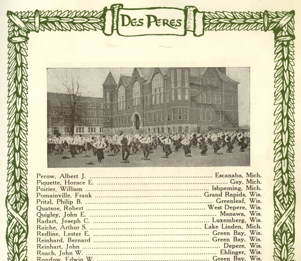 St. Norbert College yearbook, 1919