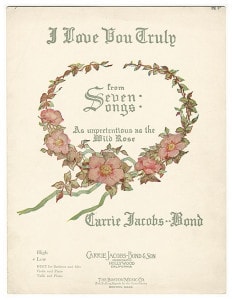 carrie jacobs bond a perfect day carrie jacobs bond a perfect day