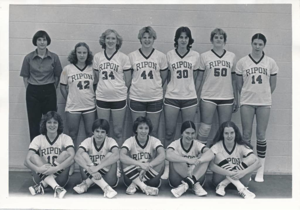 Ripon College Women's basketball team, 1979-1980. Ripon College Archives.