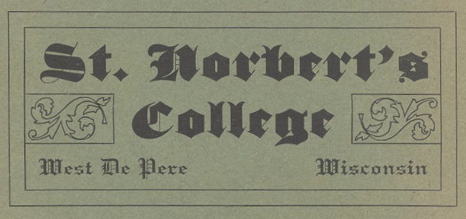 St. Norbert College catalog, 1905-1906