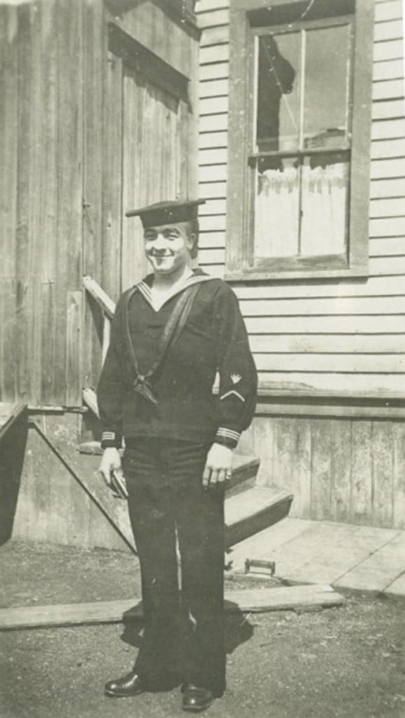 Albert L. Bork was just a few weeks shy of his nineteenth birthday when he enlisted in the Navy. Milwaukee Public Library.