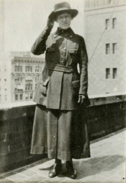 C. M. Lichtenberg, one of dozens of servicewomen documented in the collection. Milwaukee Public Library.