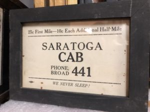 Cab advertisement from DCHS collections