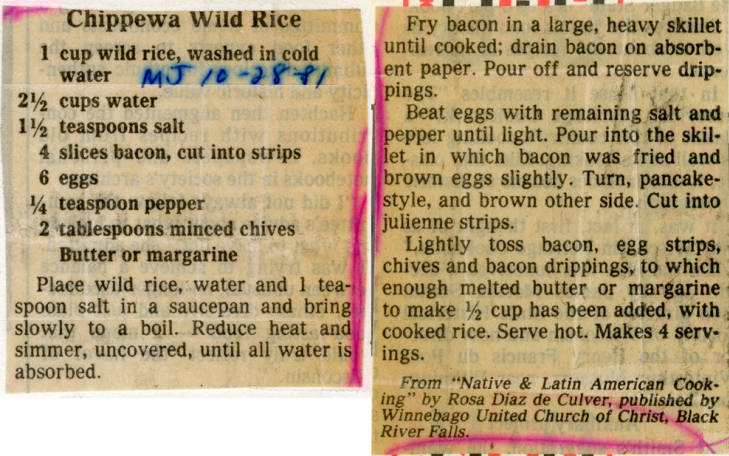 Wild rice recipe