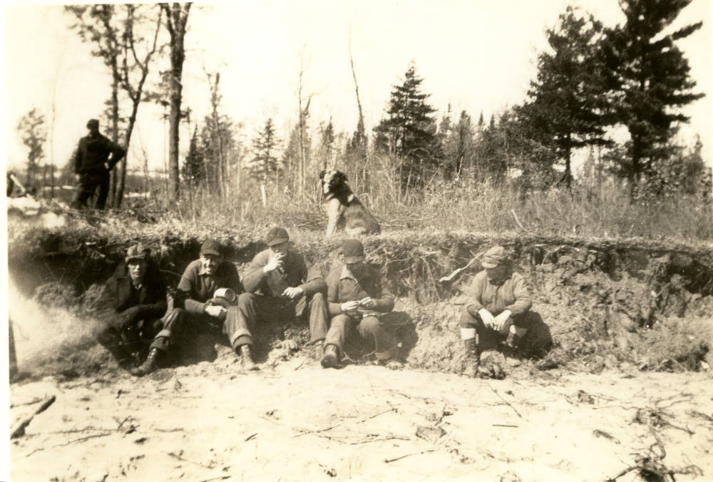 Lunch in the field, CCC Camp 657, 1933-1937.