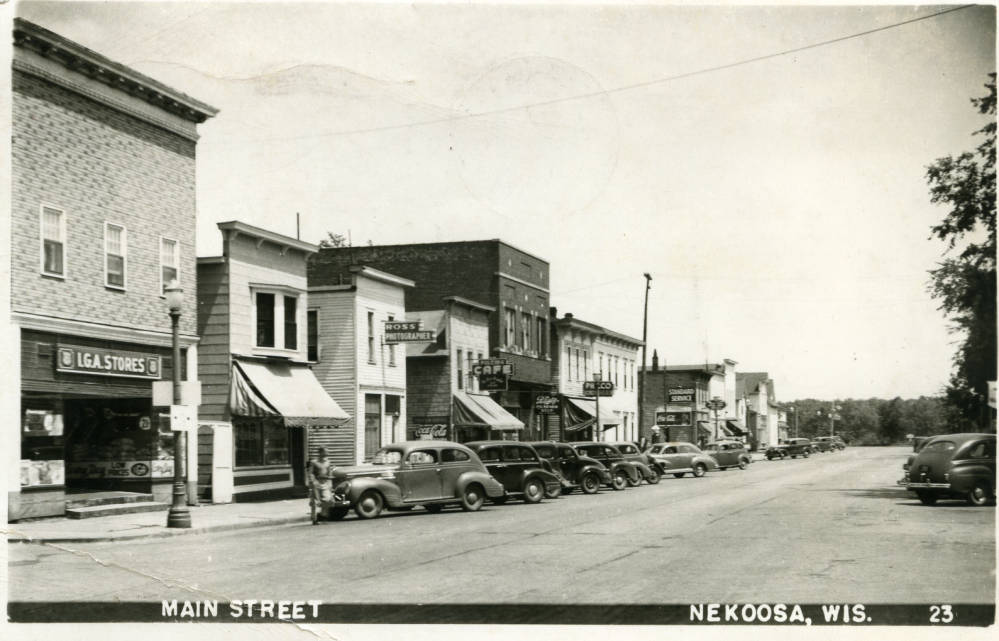 Main Street in Nekoosa, Wisconsin