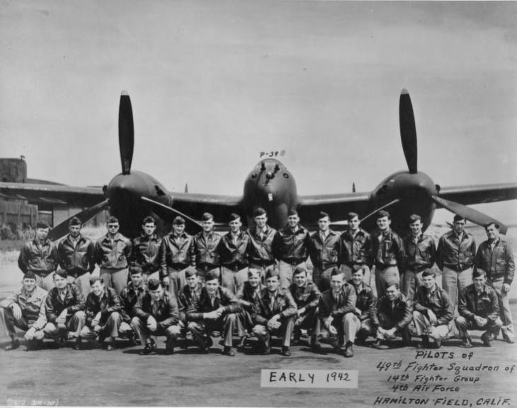 Pilots of the 49th Fighter Squadron