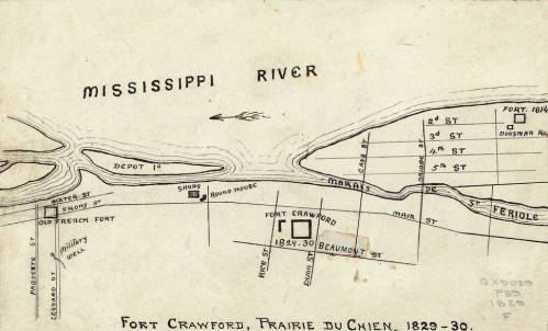 Fort Crawford, Prairie du Chien, 1829-30
