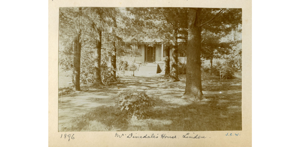 Mr. Dinsdale's House, Linden, 1896.