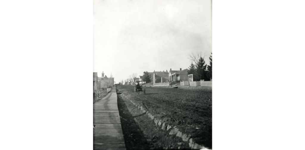 Linden Main Street, ca. 1890-1910.