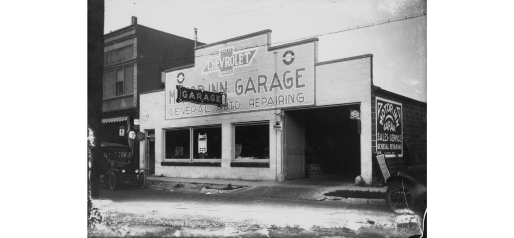 Motor Inn Garage, Oconomowoc, ca. 1910-ca. 1919.