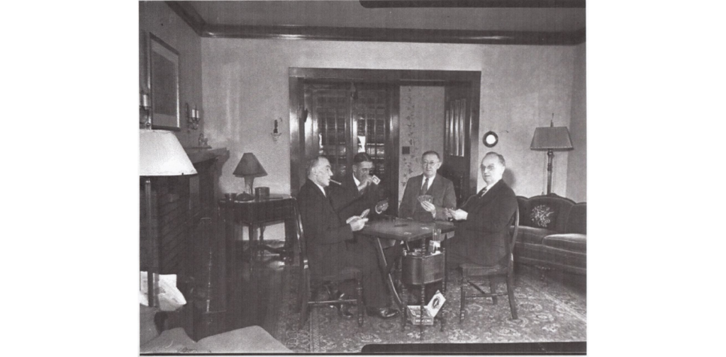 Men playing cards, West Salem, n.d.