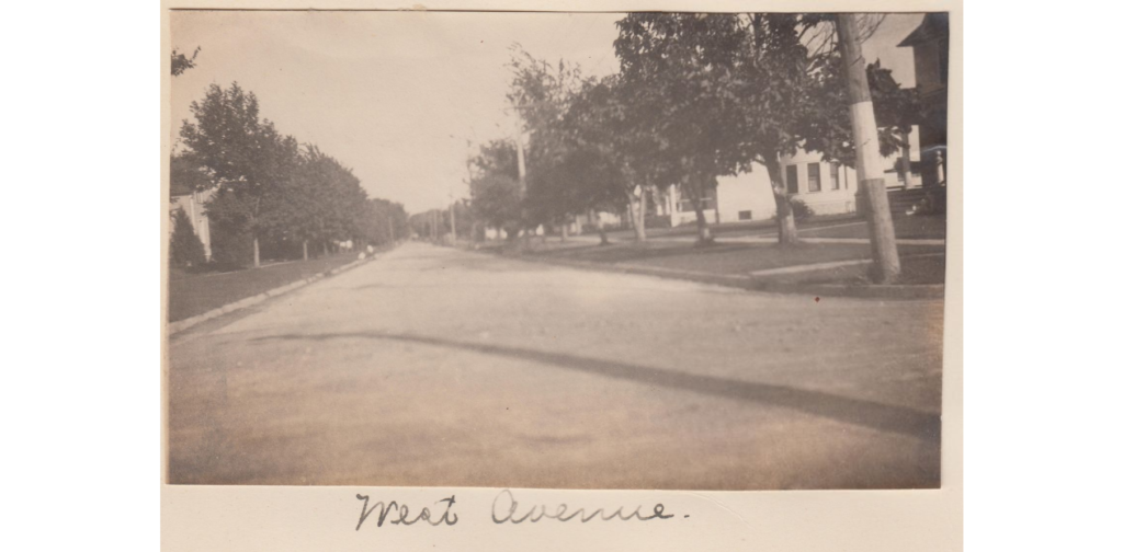 West Avenue, West Salem, 1920.