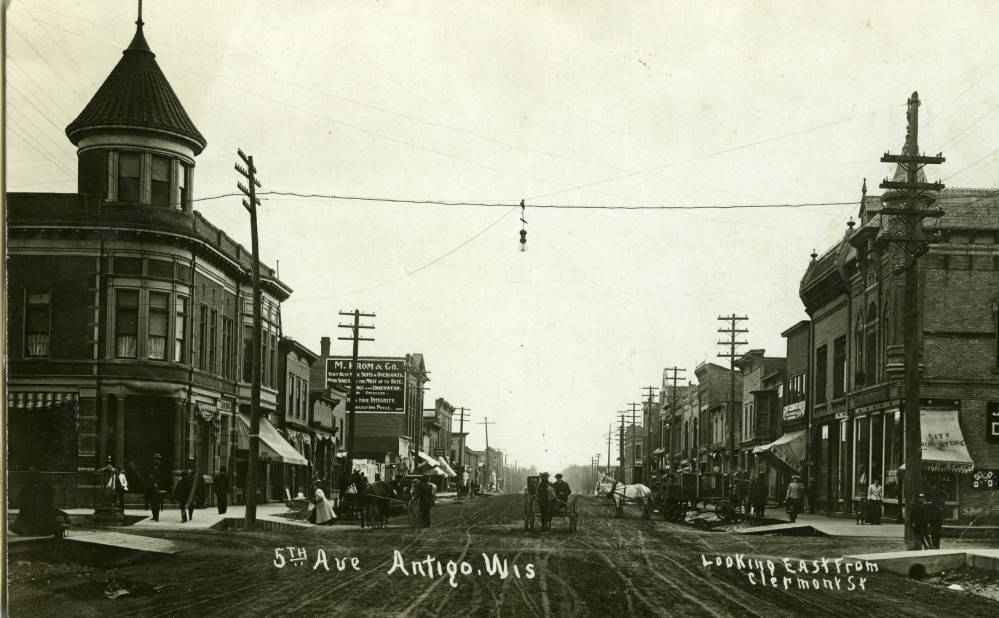 A nice look at the architecture. Fifth Avenue looking east from Clermont Street, undated.