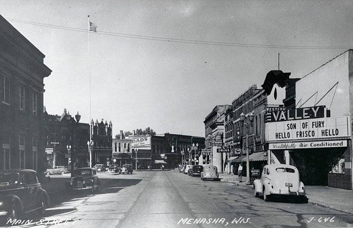 Main Street looking east, ca. 1947.