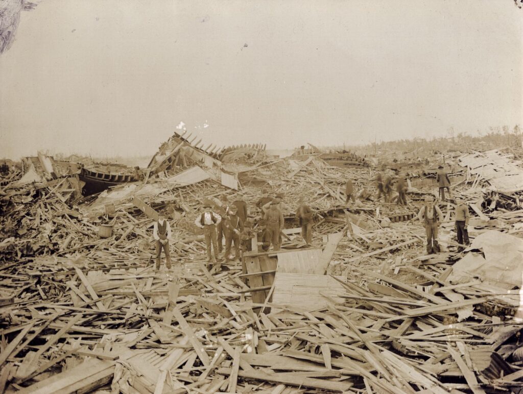 New Richmond tornado aftermath, 1899.