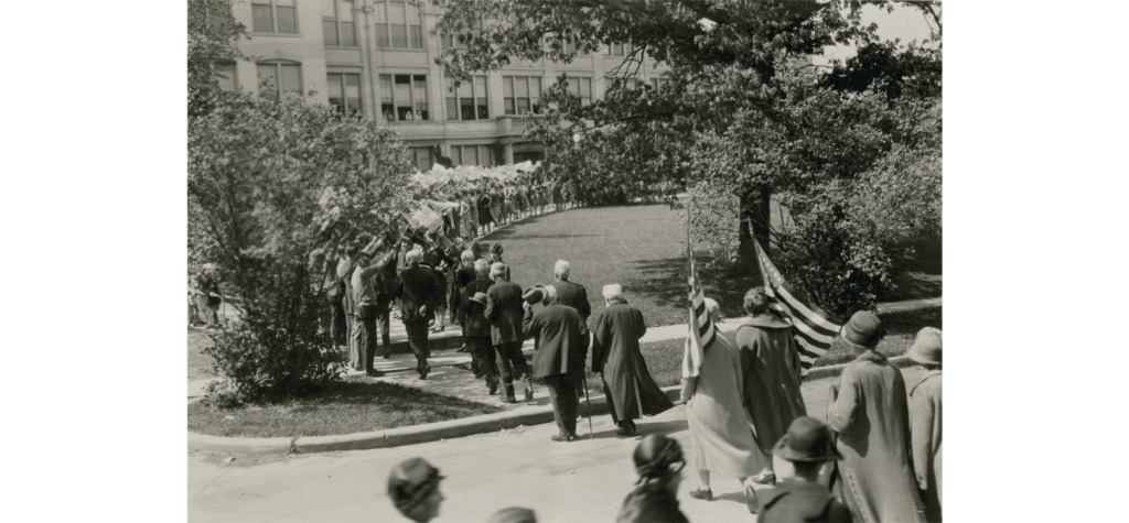 Memorial Day (Decoration Day) Procession, ca. 1920 - 1928