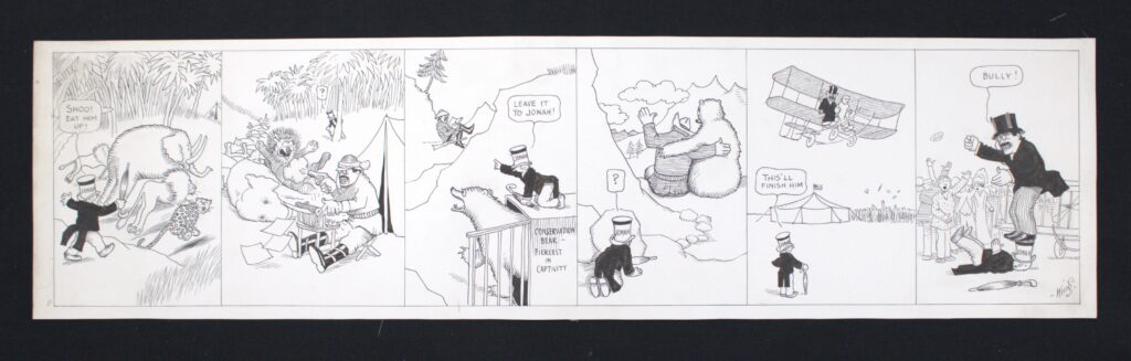 Cartoon strip, c. 1910. Frank O. King